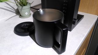 Fellow Aiden Precision Coffee Maker carafe with lid removed