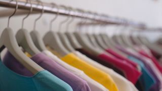 T-shirts on Hangers