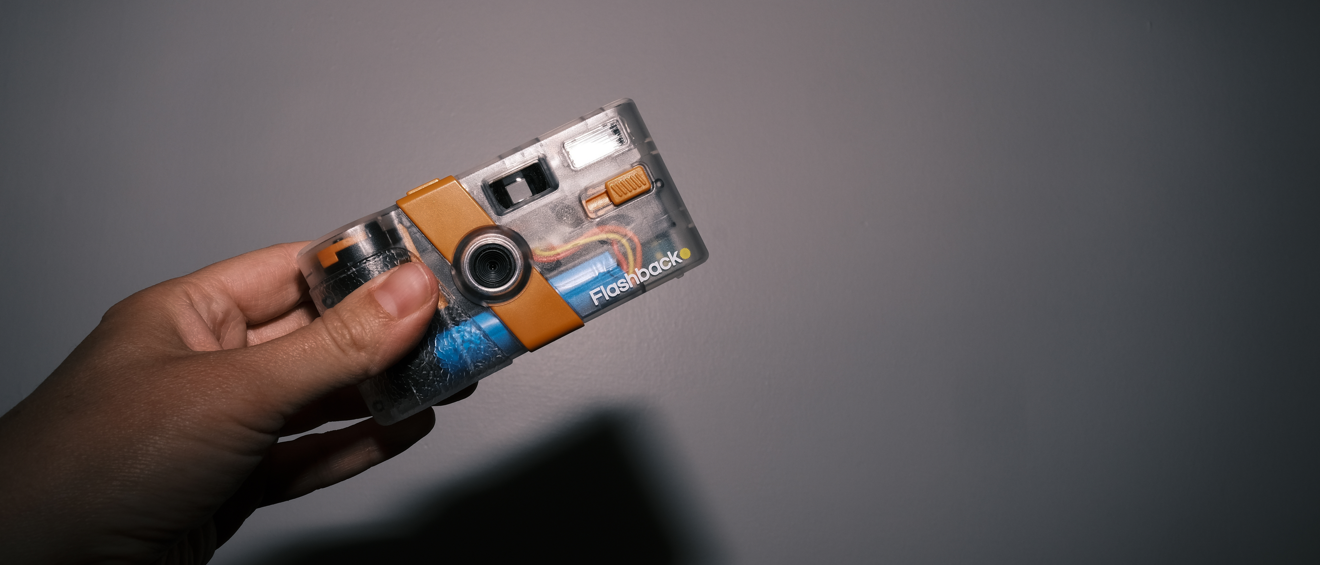 The Flashback One35 V2 with a vintage background