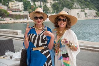 Patsy and Edina are in the South of France.