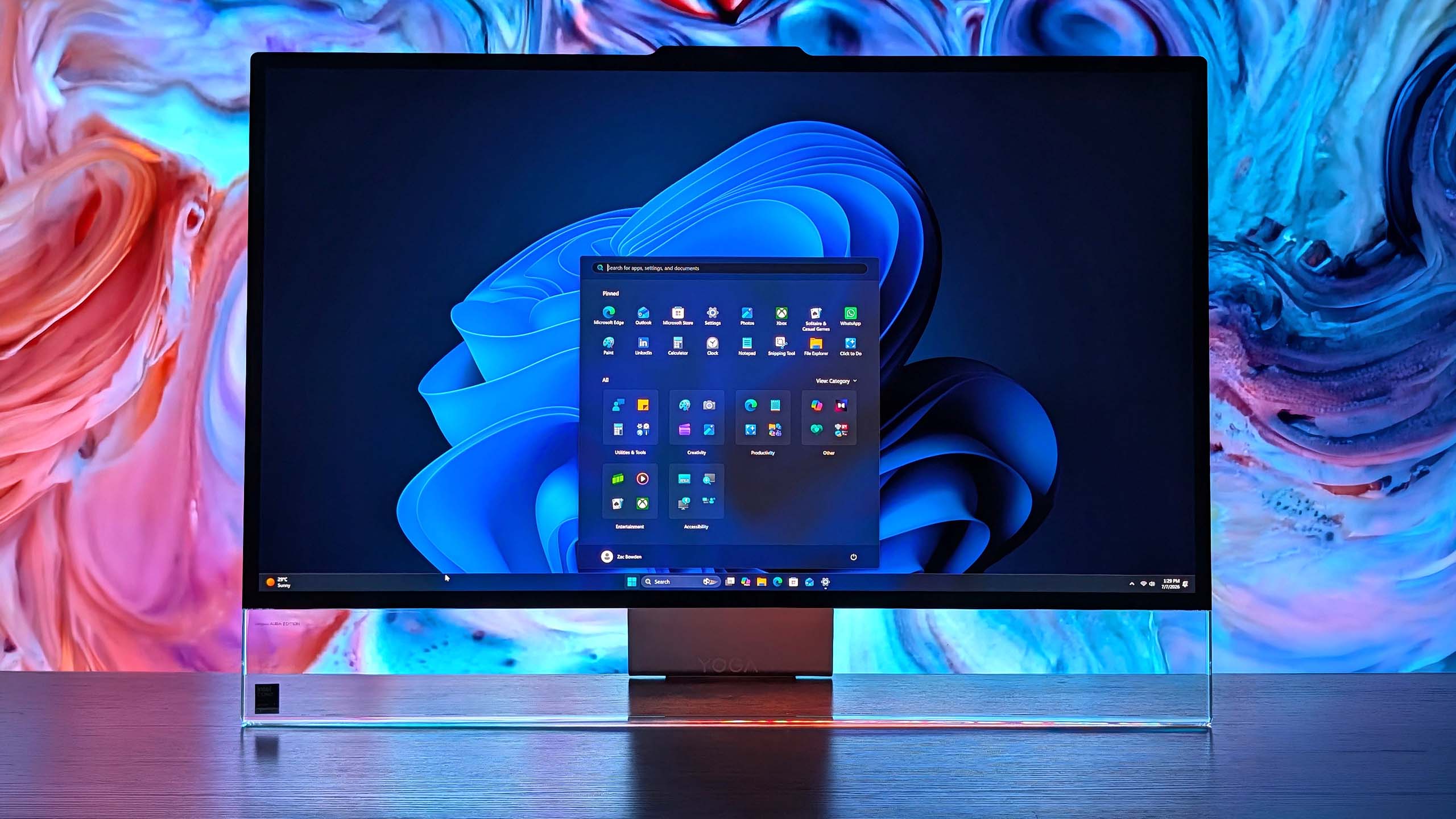 Lenovo Yoga AiO i Aura Edition
