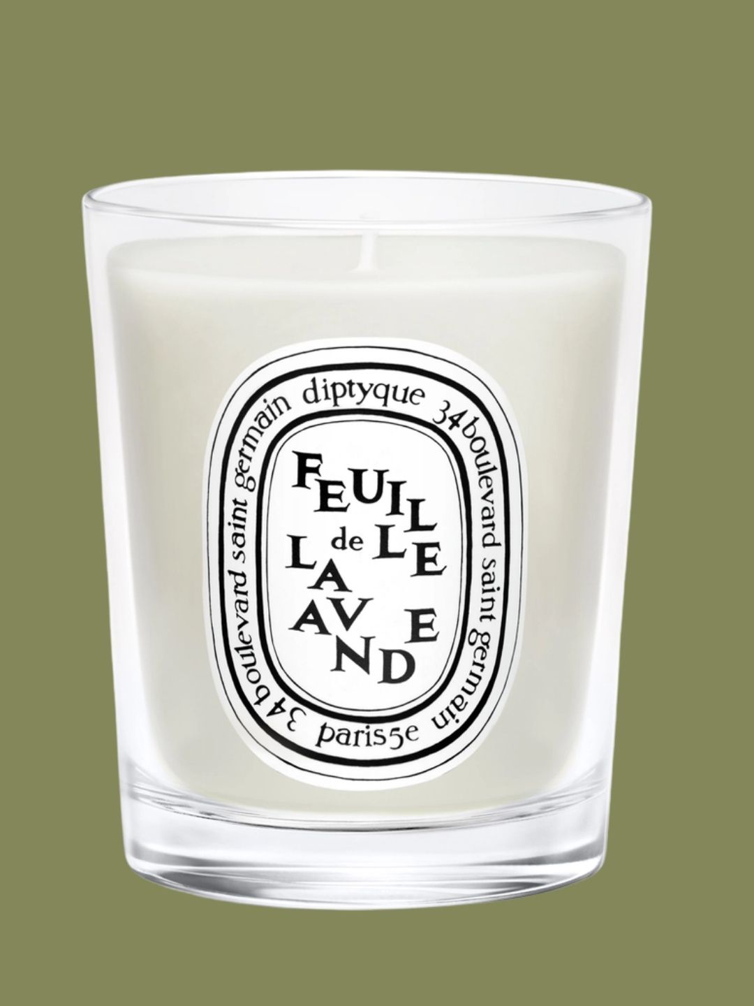 Diptyque Paris, Feuille De Lavande (Lavender Leaf) Small Candle