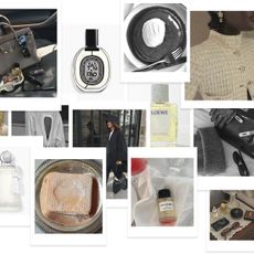 A collage of various perfumes and fashion-led lifestyle imagery depicting the major fragrance trends of 2025