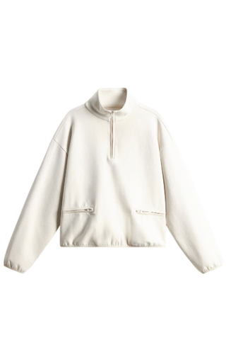 WOOLRICH Cotton-Blend With High Neck Sweatshirt (Was $220) 