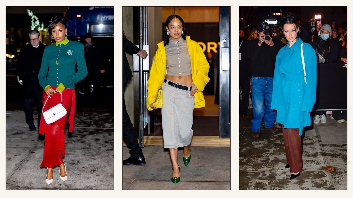 Sorry, Minimalists—Fashion People In New York Are Making Colour Cool Again