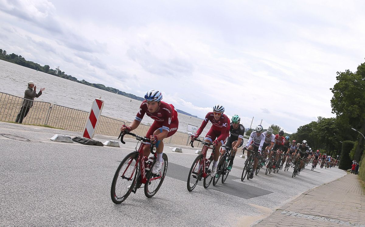 Marco Mathis does the work for Katusha