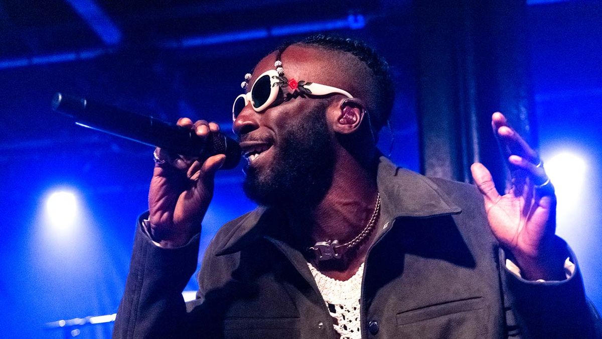 Kojey Radical live on stage