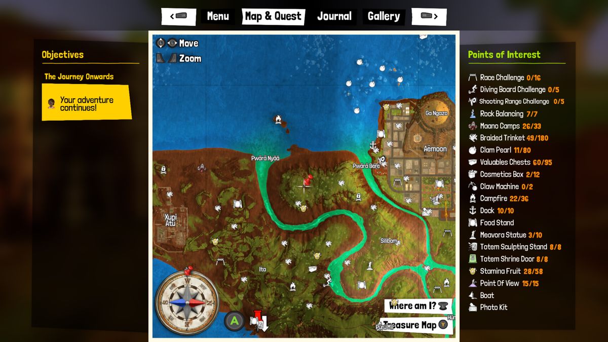 Tchia treasure map