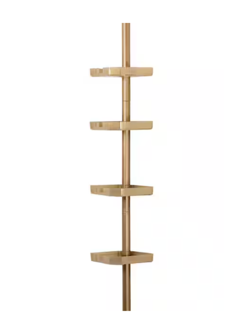 4 Tier Tension Corner Shower Organizer Caddy