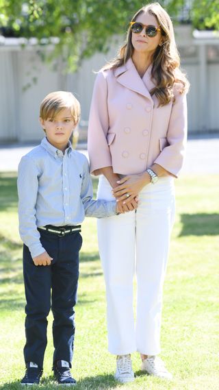 Princess Madeleine of Sweden and Prince Nicolas attend his inauguration of Discovery Park on June 21, 2022