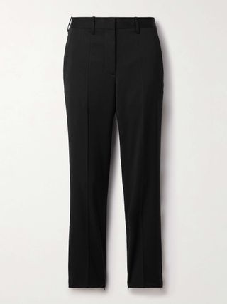 Wool-Twill Slim-Leg Pants