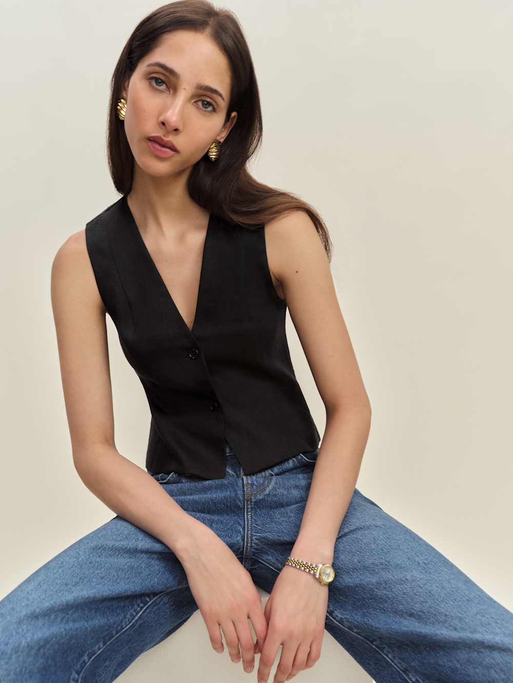 Anita Linen Vest