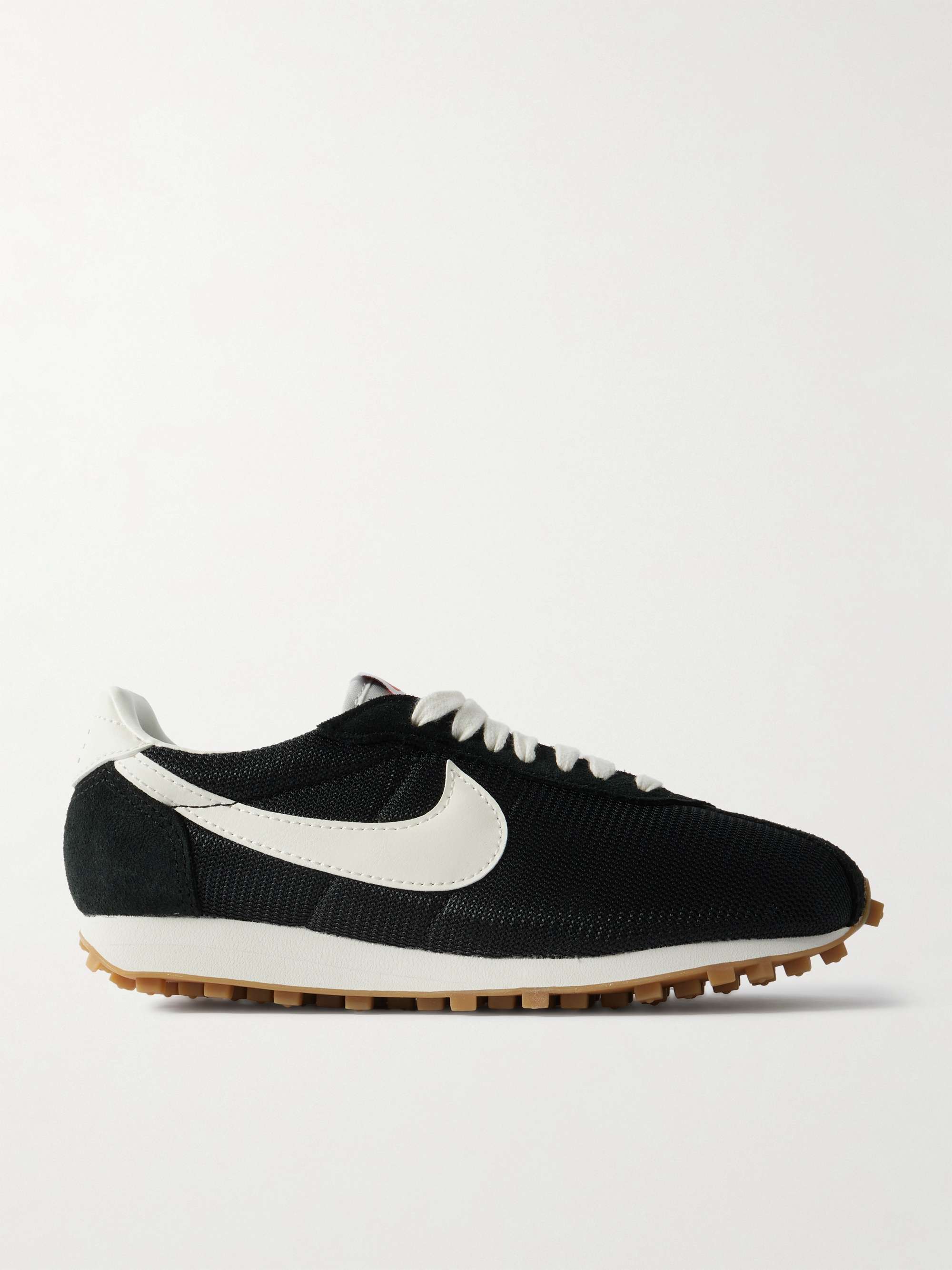 Ld-1000 Suede and Leather-Trimmed Mesh Sneakers
