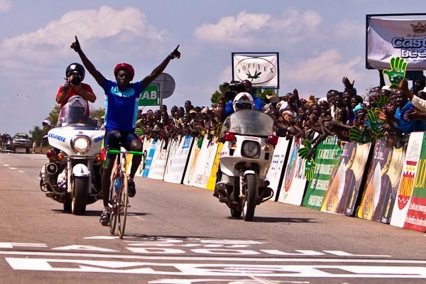 Boukari Kagambega claims Burkina Faso&rsquo;s first stage victory on home soil in three years.