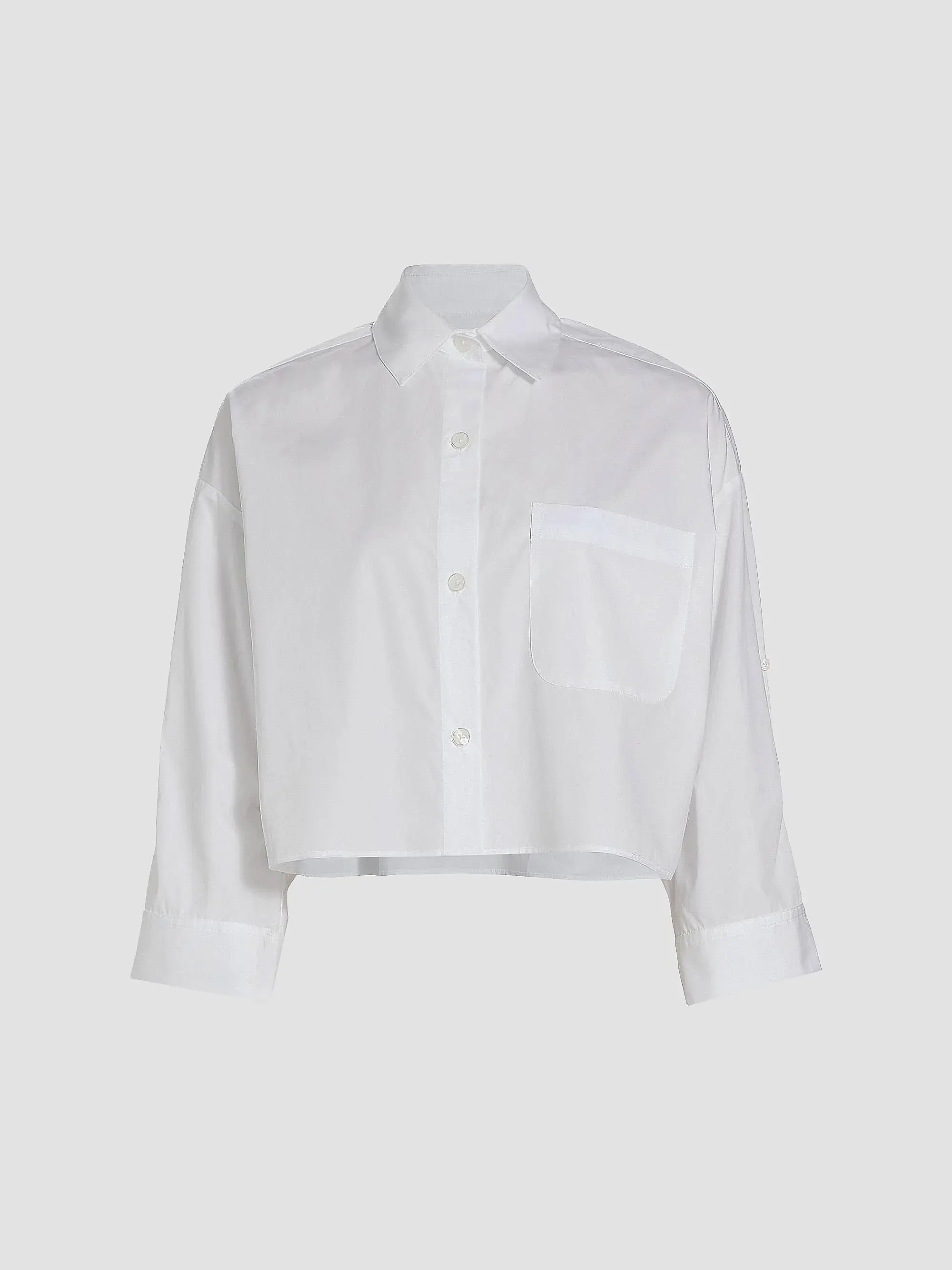 Next Ex Poplin Cropped Shirt