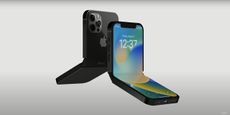 A render of the foldable iPhone