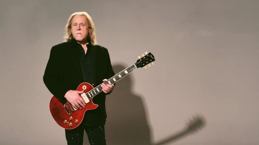 Warren Haynes stands with his signature Gibson Les Paul