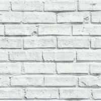 Wilko Arthouse White Brick Wallpaper