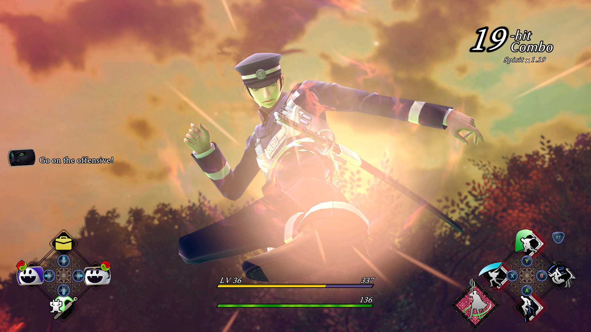 A screenshot of Raidou Kuzunoha in the upcoming PS5 game, RAIDOU Remastered: The Mystery of the Soulless Army.
