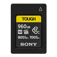 Sony Tough 960GB CFExpress Type A |was £649now £549£100 cashback at Park Cameras