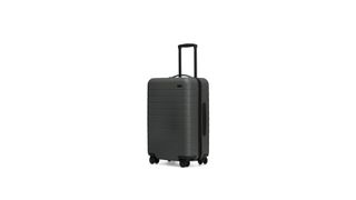 Away suitcase against white background