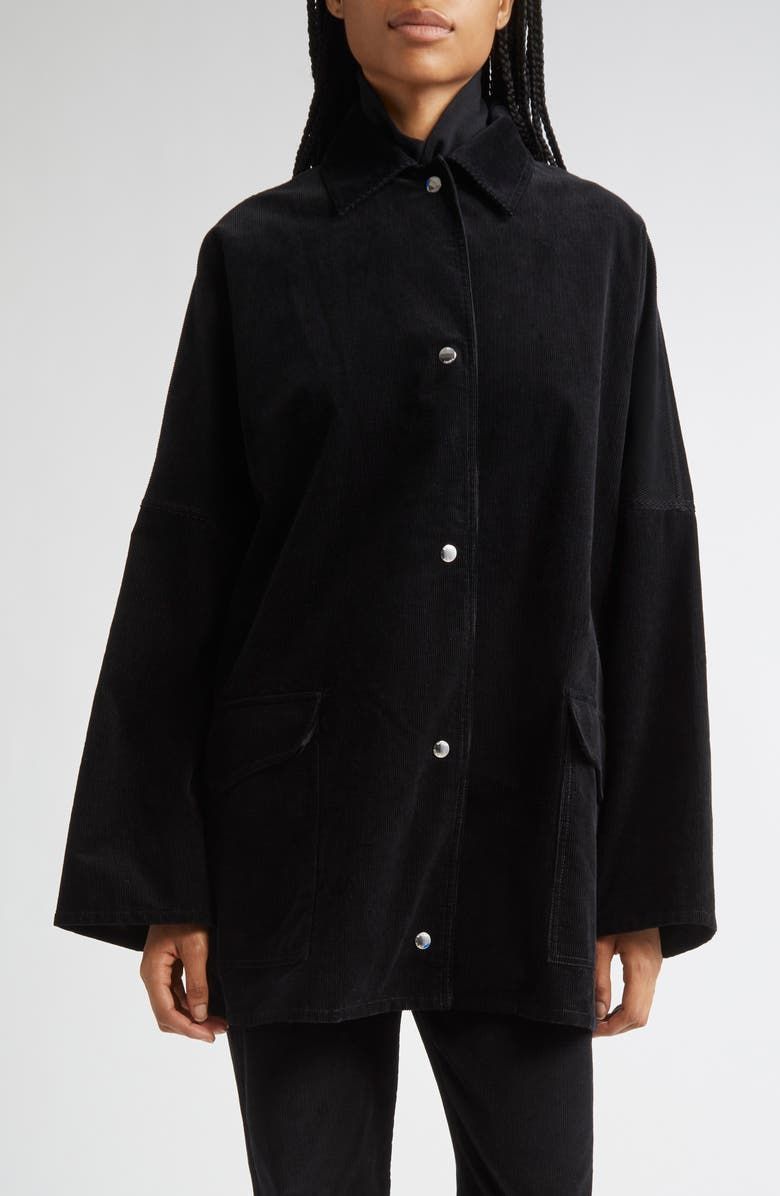 Organic Cotton Corduroy Overshirt Jacket