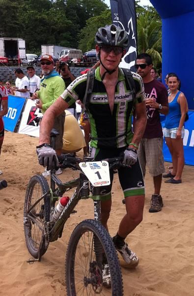 2010 La Ruta winner Ben Sonntag (Cannondale) finishes up