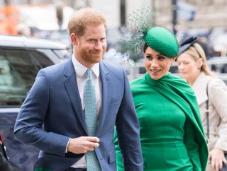Prince Harry and Meghan, Duchess of Sussex attends the Commonwealth Day Service on March 09, 2020
