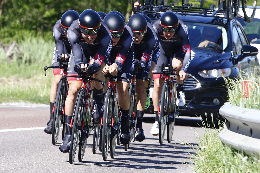 Bora Argon 18 were fourth on the day