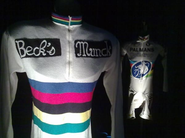 Belgian Albert Van Damme's 1974 'cross world championship jersey.