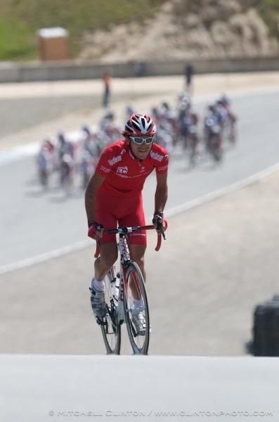 Angus Morton (Drapac Porsche) starts the attack