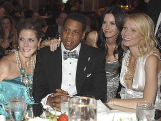 Jay Z, Gywneth Paltrow and Courteney Cox