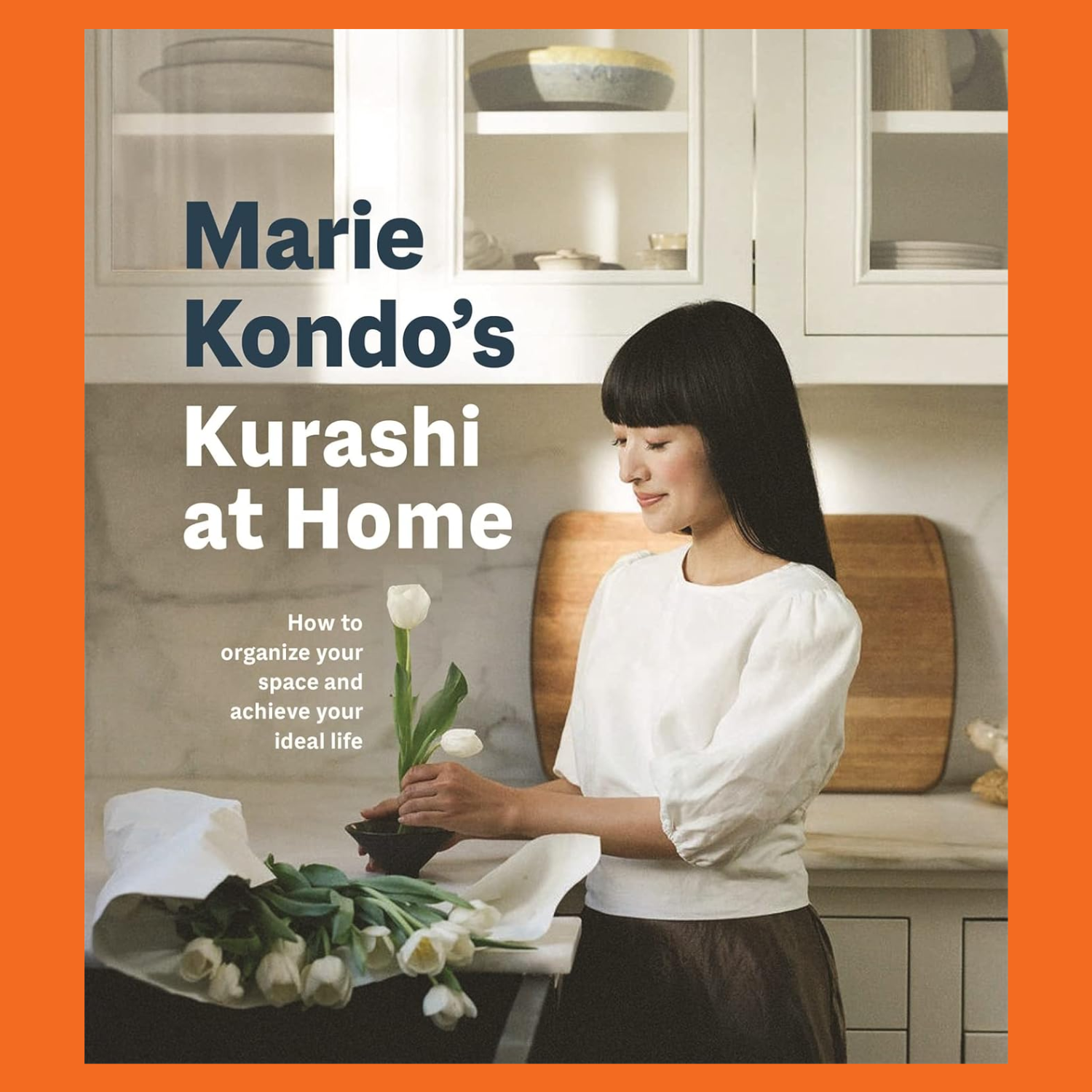 A book titled Kurashi at Home by Marie Kondo