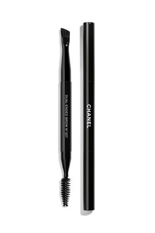 Chanel dual ended brow brush in black