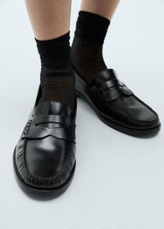 Mango, Leather loafers