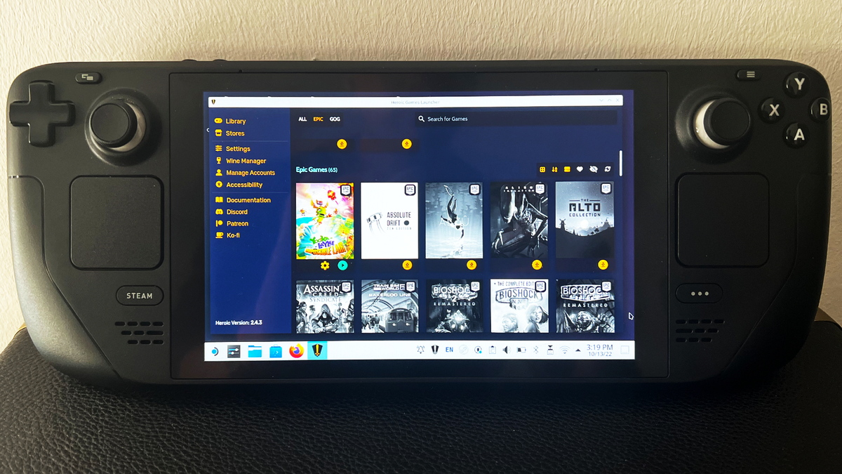 How to install the Heroic Launcher to play Epic and GOG titles on your Steam  Deck | TechRadar