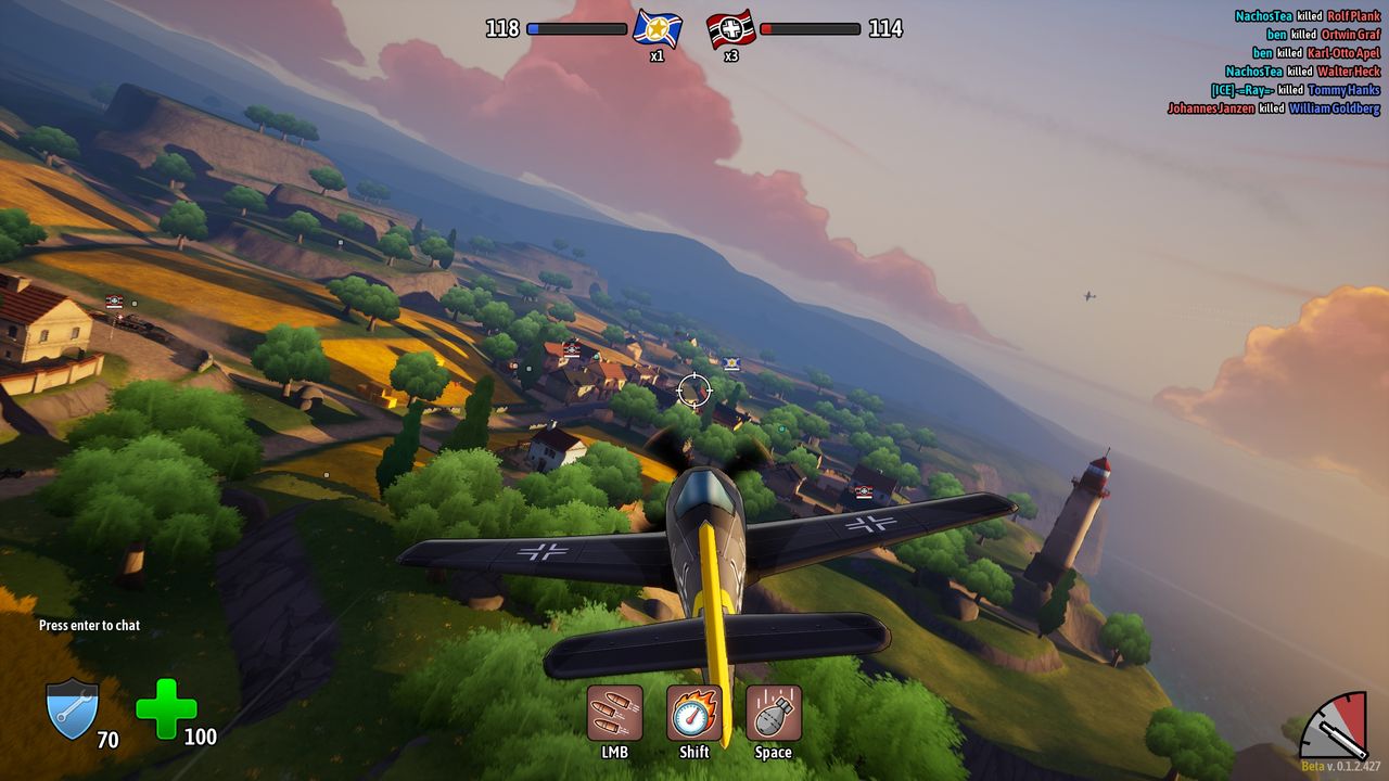 Screenshot from an in-development build of Heroes of Valor