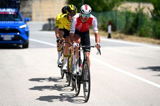 FRANCAVILLA AL MARE ITALY MAY 15 Thomas Champion of France and Team Cofidis leads the breakaway during the 107th Giro dItalia 2024 Stage 11 a 207km stage from Foiano di val Fortore to Francavilla al mare UCIWT on May 15 2024 in Francavilla al mare Italy Photo by Dario BelingheriGetty Images
