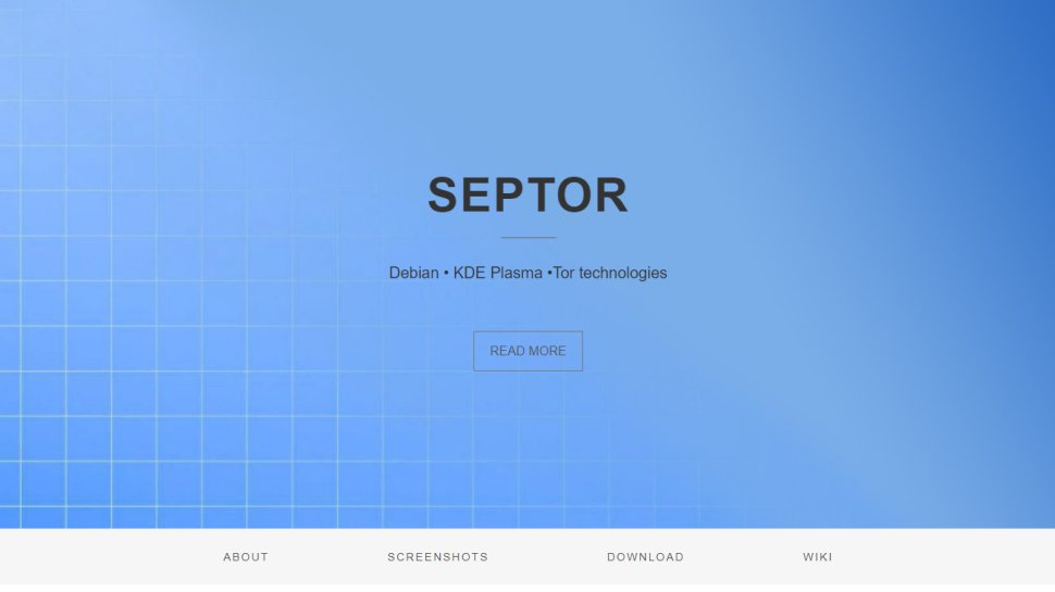 Website screenshot for Septor