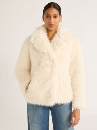 Scoop Women's Oversized Faux Fur Jacket, Sizes Xs-Xxl