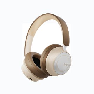 Cream Dali IO-8 headphones on a white background