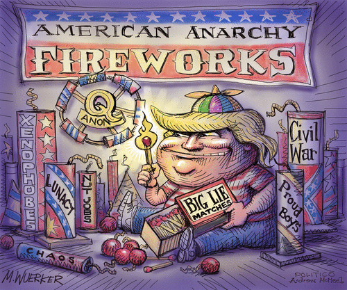 Trumpy fireworks