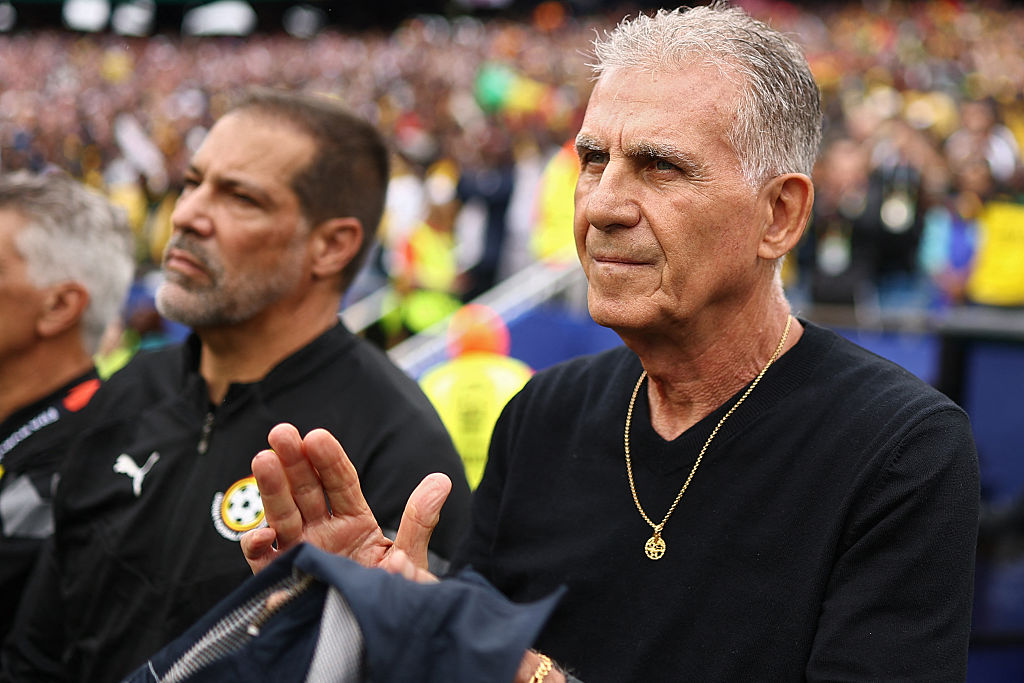 Ghana's Portuguese head coach Carlos Queiroz