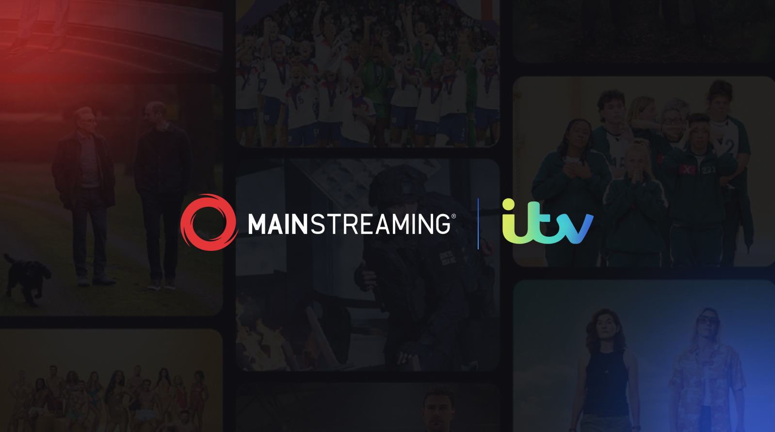MainStreaming and ITV logos