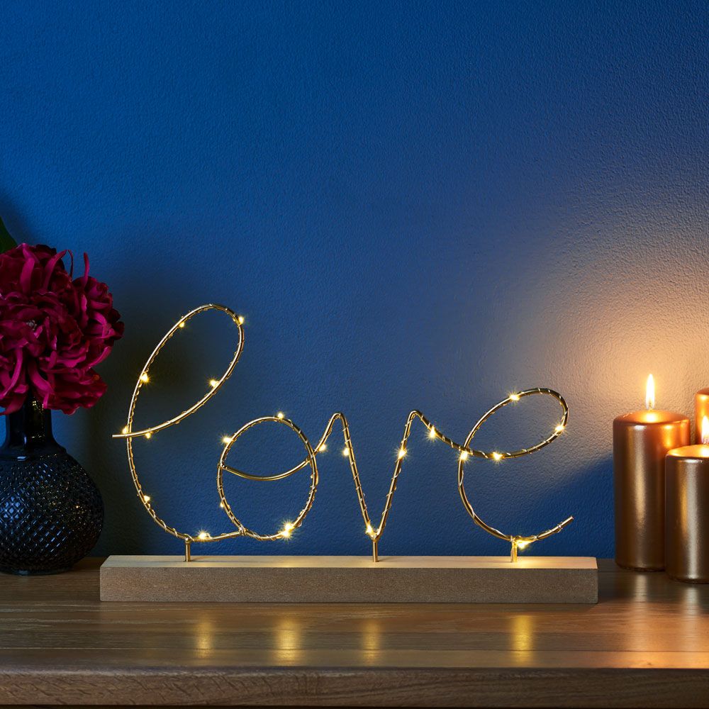 The Range LED Light-up sign shoppers are loving from right now | Ideal Home