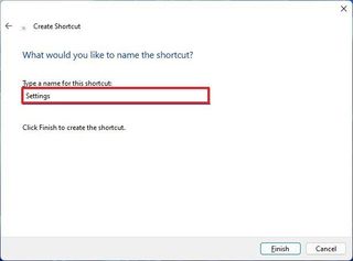 Windows 11 Settings Shortcut