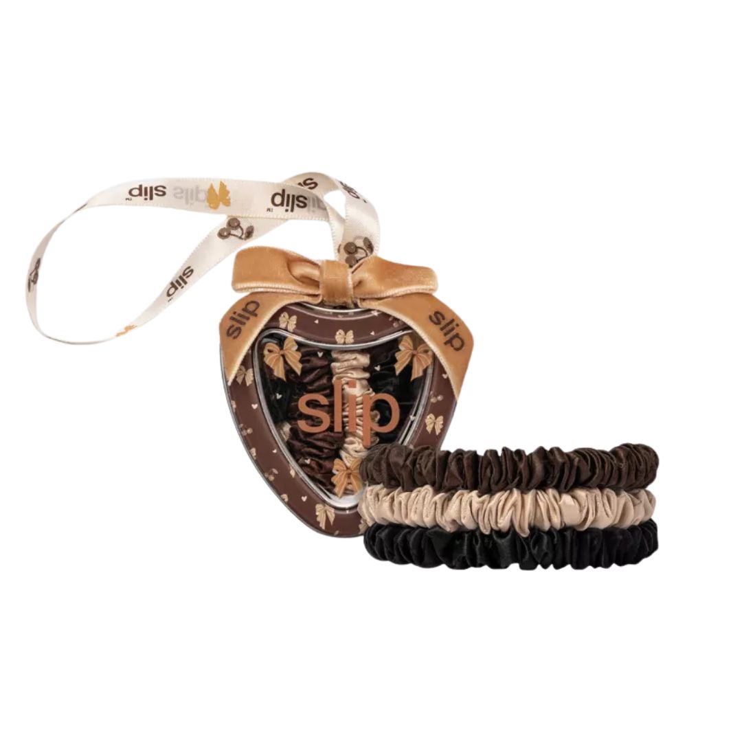 SLIP, Skinny Silk Scrunchies Tree Ornament