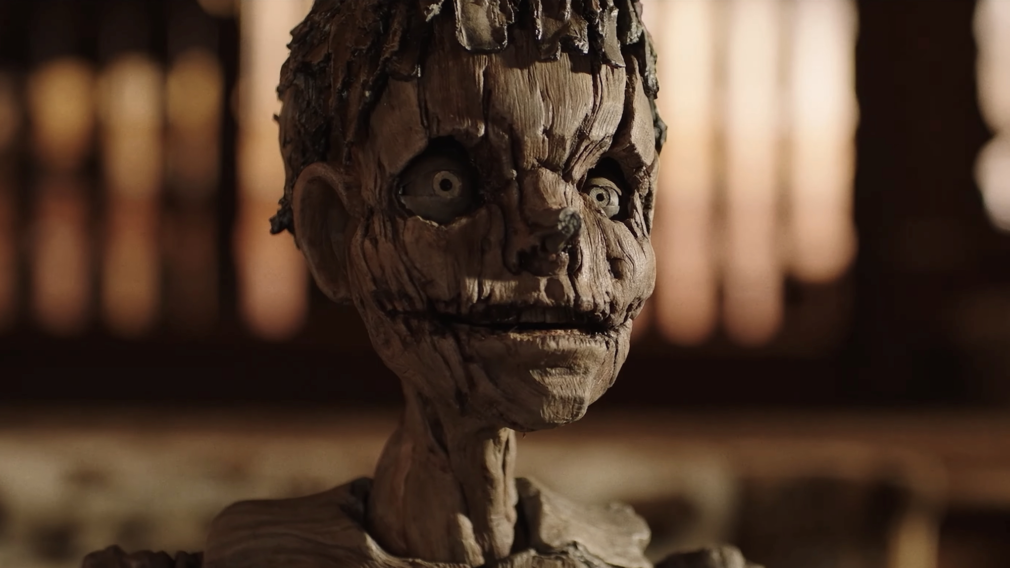 Close-up of Pinocchio in Pinhocchio Unstrung