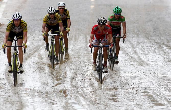 It was a very rainy stage 8