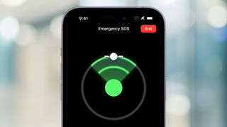 SOS Emergency on an iPhone